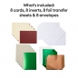 Preview: Cricut Foil Transfer Insert Karten small Cameron Sampler 8 Karten (A2)
