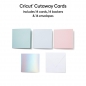 Preview: Cricut Cutaway Cards, Pastel Sampler, 14 Karten, 12,1cm x 12,1cm (S40)