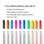 Preview: Glitzer-Gelstifte 0,8 mm, Regenbogenfarben (10 Stk.)