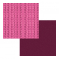 Mobile Preview: plottiX iXPaper Set "Knitted Burgundy"