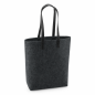 Preview: Filz Shopper Charcoal Melange