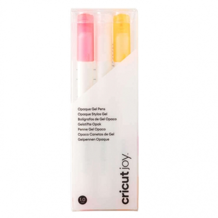 Cricut Joy™ hochdeckende Gelstifte 1,0 mm, Pink/Weiß/Orange (3 Stk.)