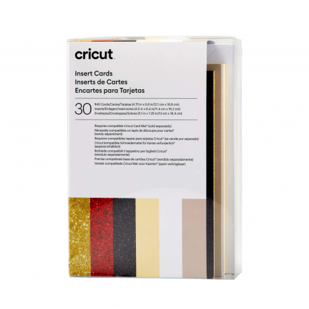 Cricut Insert Cards, Glitz & Glam Sampler 30 Karten (R40)