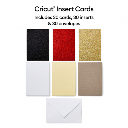 Cricut Insert Cards, Glitz & Glam Sampler 30 Karten (R40)