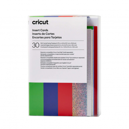 Cricut Insert Cards, Rainbow Scales Sampler 30 Karten (R40)