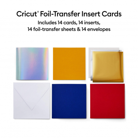 Cricut Foil Transfer Insert Karten Celebration Sampler 14 Karten (S40)
