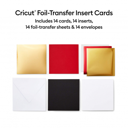Cricut Foil Transfer Insert Karten Royal Flush Sampler 14 Karten (S40)