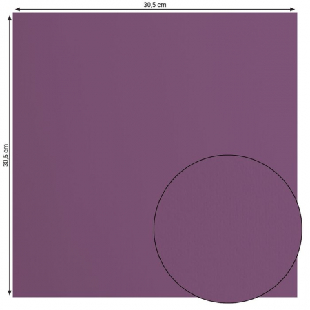 Florence Papier / Glatt / CLEMATIS / 30,5 x 30,5cm / 216g