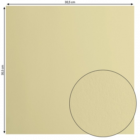 Florence Papier / Glatt / PUDDING / 30,5 x 30,5cm / 216g