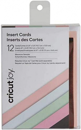 Cricut Insert Cards Macaroons  Sampler für 12 Karten (R30)