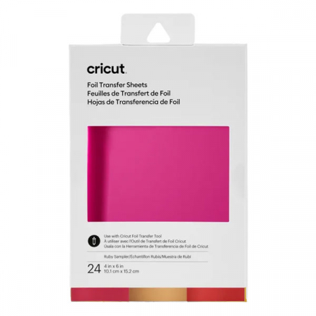 Cricut Foil Transfer Sheets Sampler 4 x 6" Ruby Sampler