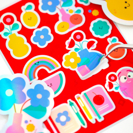 Preview: Siser Printable Vinyl Stickers Holographic – A4 Holografische Inkjet-Aufkleberfolie (10 Blatt)