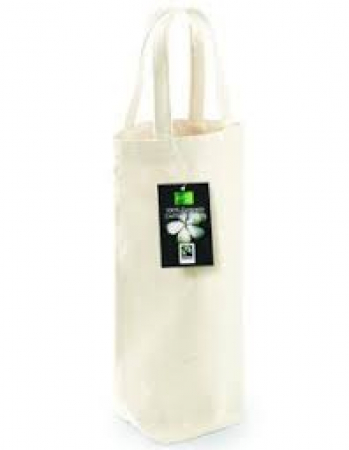 Fairtrade Cotton Bottle Bag Nature