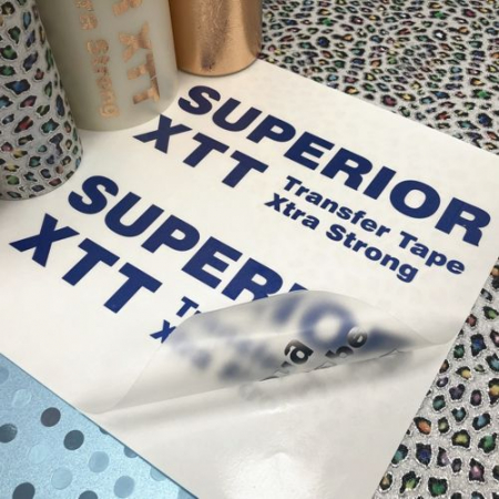 Superior XTT - Übertragungsfolie mit sehr hoher Klebkraft