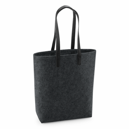 Filz Tote Bag Charcoal Melange