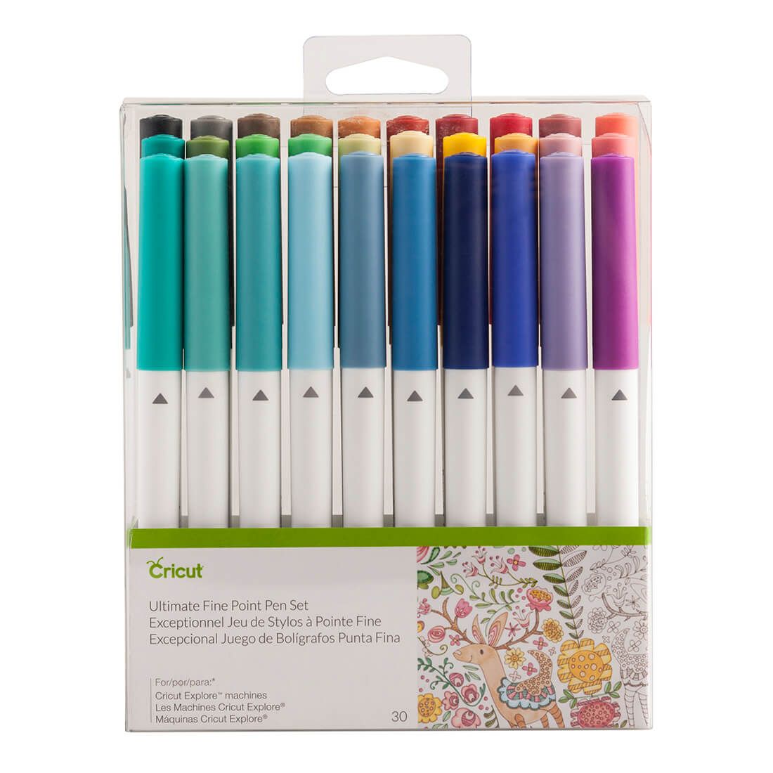 REALIKE Doppelspitze Stifte Set für Cricut Joy 36er Pack mit 33 Farben Fine Point Pen Write Drawing Kompatibel mit Circuit Joy 0,4 Spitze und 1,0 Spitze 