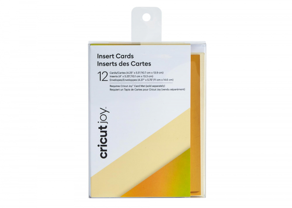 Cricut Insert Cards, Gold Matte Holographic für 12 Karten (R20)