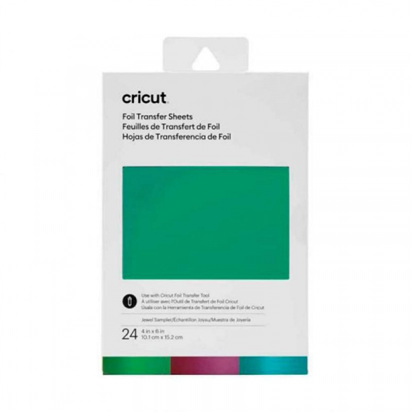 Cricut Foil Transfer Sheets Sampler 4 x 6" Jewel Sampler