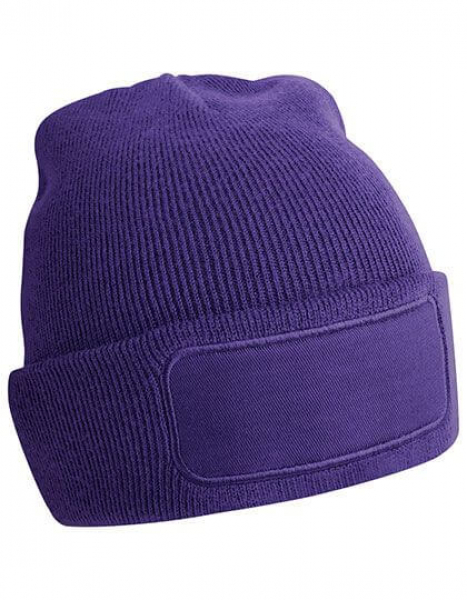 Beanie Purple / Baumwoll-Twill-Patch