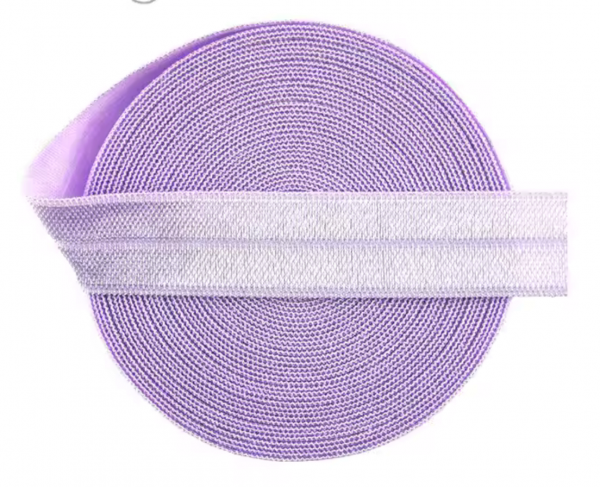 Gummiband 2m x 15mm *Orchid light*