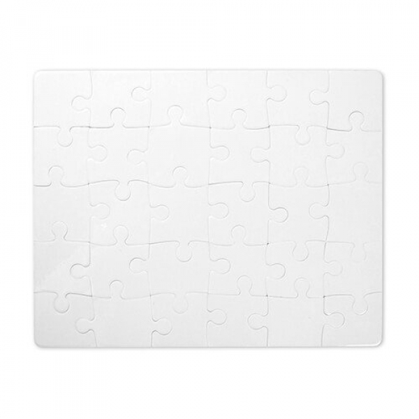 Puzzle Rechteck White  190 x 240 mm (30 Teile)