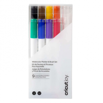 Cricut Joy™ Set mit Aquarellstifte & -pinsel (9 Stk.) Watercolor