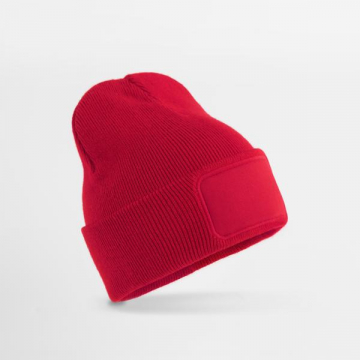 Kids Original Beanie Classic Red / Baumwoll-Twill-Patch