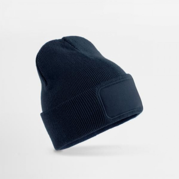 Kids Original Beanie French Navy / Baumwoll-Twill-Patch